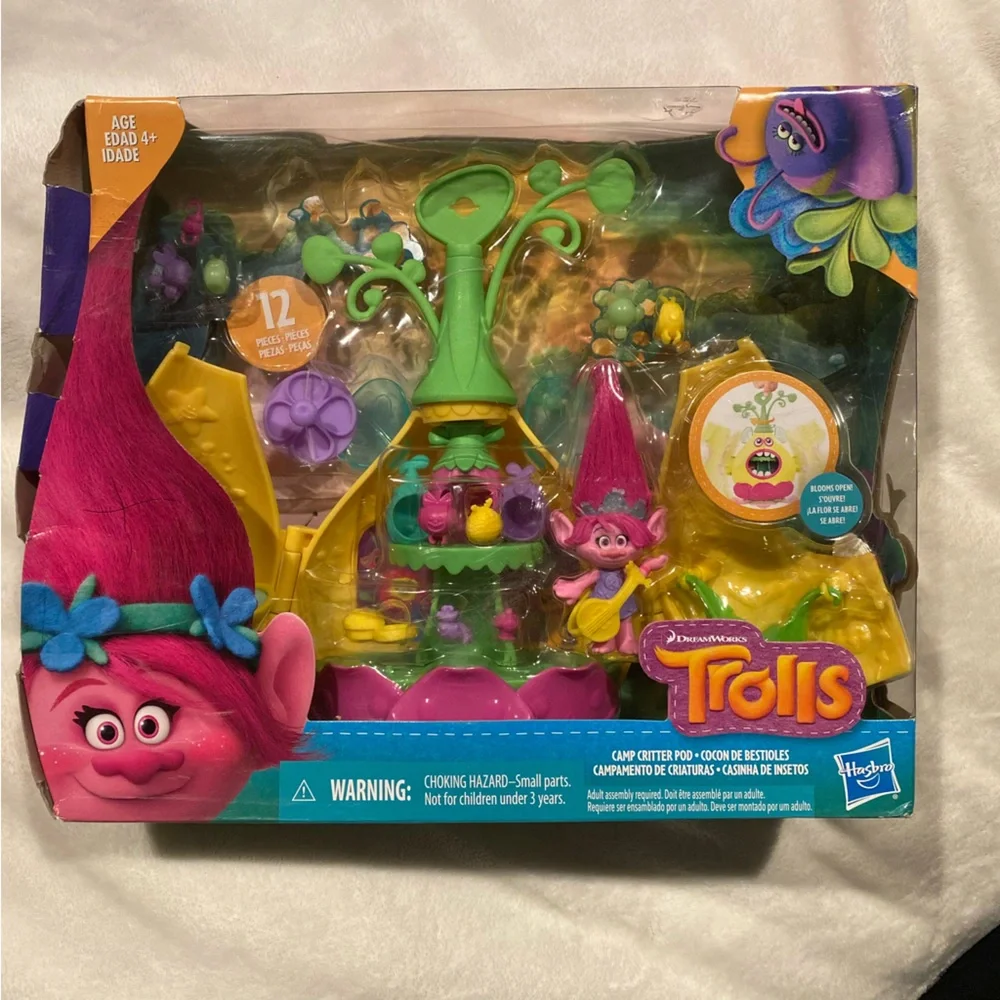 Dreamworks Trolls Camp Critter Pod Toy Hasbro Poppy Figurines New In Package